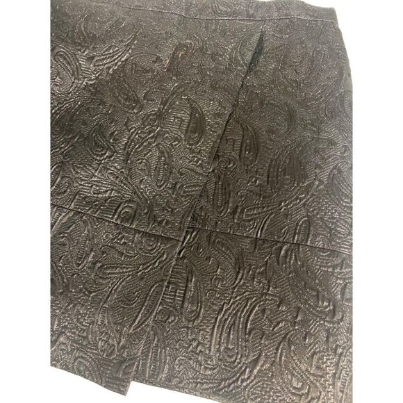 J. Crew Skirt Style B4754 Origami Skirt Black Metallic Size 4 NWT - Picture 5 of 6